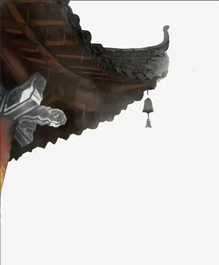 古楼一角矢量素材免抠