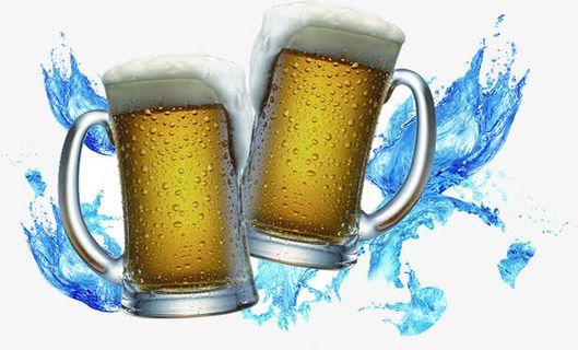 干杯啤酒广告素材免抠