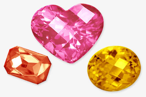 粉黄色砖石免抠