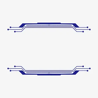 简洁科技线框免抠