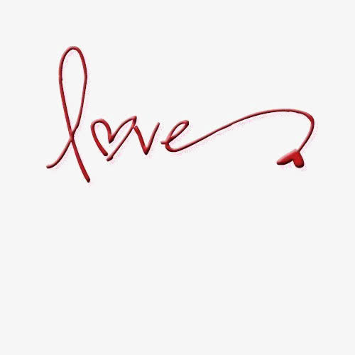 英文艺术字LOVE免抠