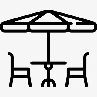 户外咖啡馆图标免抠