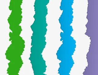 彩色纸张撕裂效果免抠