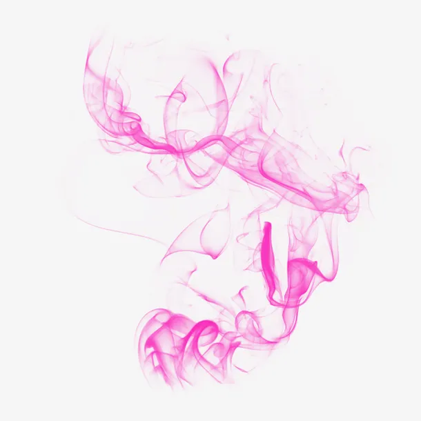 漂浮素材红色云烟免抠