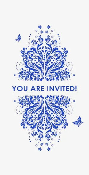 青花瓷花纹免抠