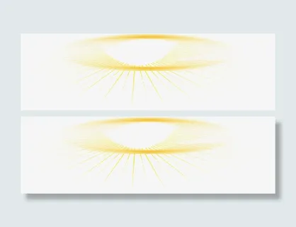 金色圆形光效免抠