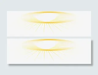 金色圆形光效免抠