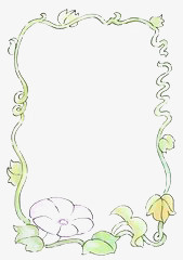 淡雅花草边框免抠