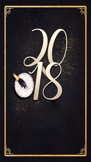 简约黑色公司年会H5背景高清