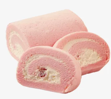 粉色小清新樱花蛋糕卷免扣系列免抠