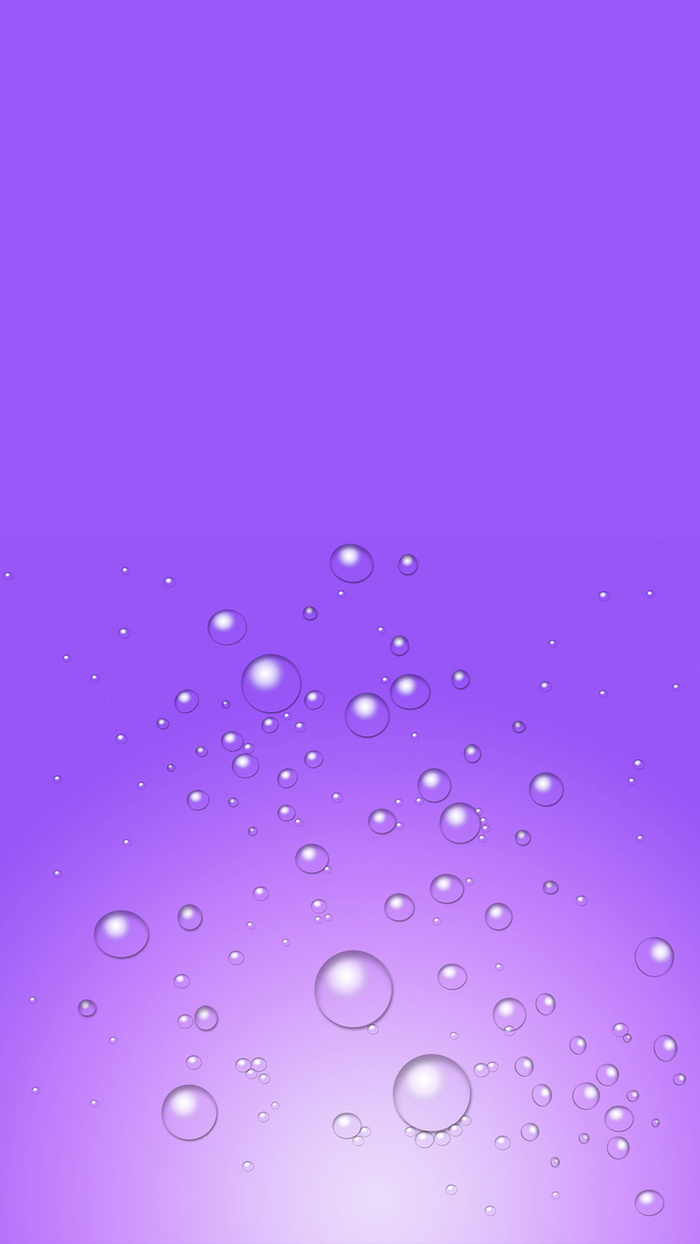 紫色背景的透明水滴H5背景高清