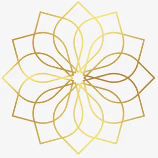 微立体线条花朵素材免抠