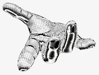 金属召唤手势免抠