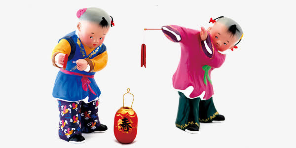 春节小人儿免抠