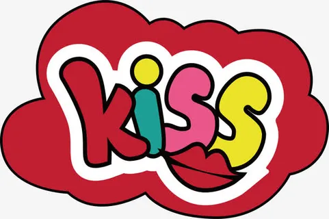 亲吻英文贴纸免抠