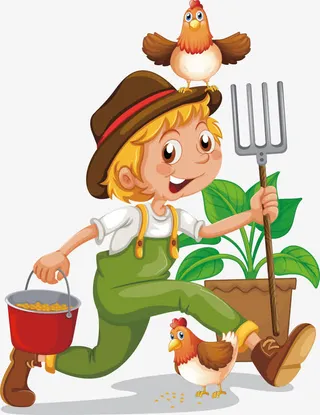 去农场喂鸡免抠