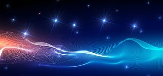 蓝色背景 蓝色科技展板 蓝高清