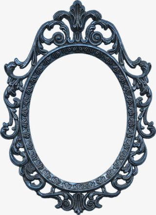 欧式雕花边框免抠