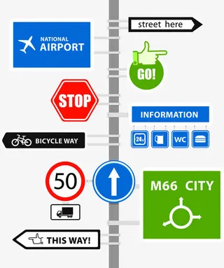商务信息图表示意图免抠
