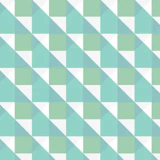 矢量清新绿色几何形图案无缝背景