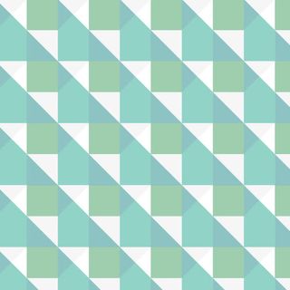 矢量清新绿色几何形图案无缝背景