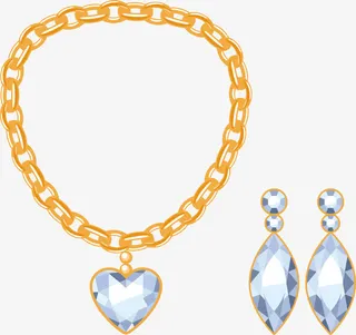 创意卡通金链免抠