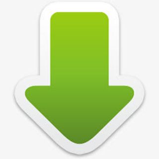 向下箭头图标免抠标签元素