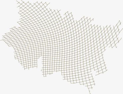 手绘渔网菱形镂空底纹装饰免抠