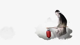 水墨中国风人物画免抠