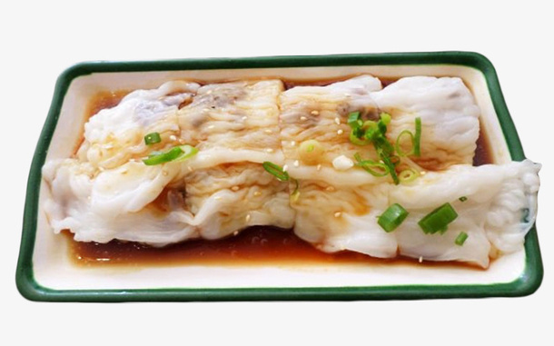 美味传统小吃瘦肉肠粉免抠