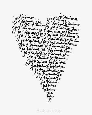 手绘爱心印花免抠