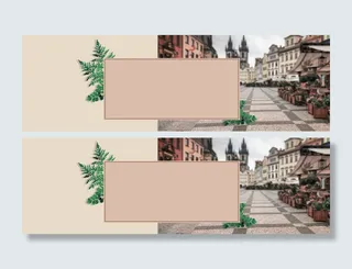 春季复古女装淘宝海报背景高清