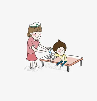 护士和小男孩免抠