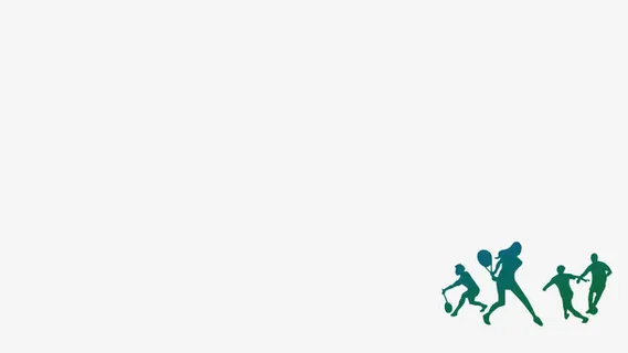 打羽毛球的人们免抠