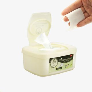 三本优质脸部卸妆棉免抠