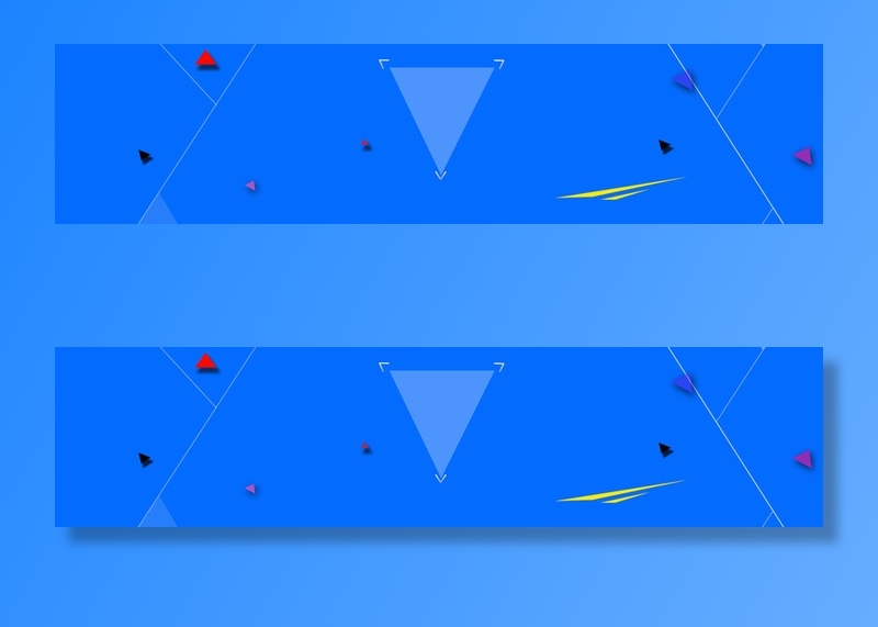 蓝色淘宝促销banner背景高清