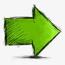 箭头是 的手绘网页图标免抠