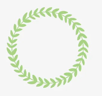 文艺清新花草圆环花边海报设计装免抠 文艺清新花草圆环花边海报设计装免抠