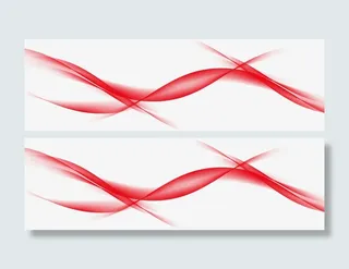 红绸带光效png免抠