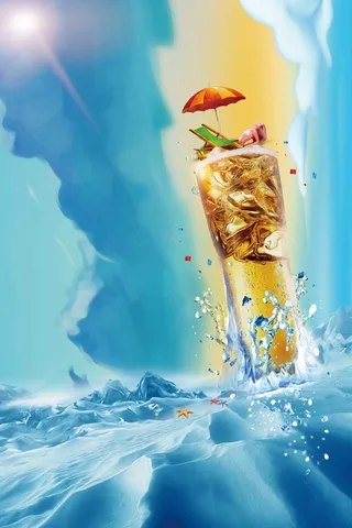 啤酒节美食宣传海报高清