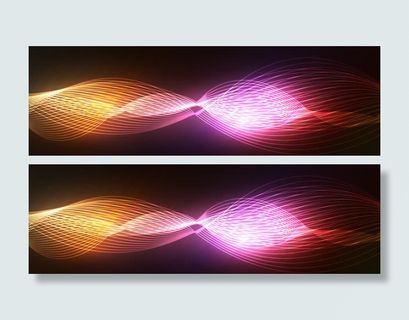 炫彩科技横幅背景