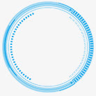 蓝色光圈科技装饰免抠