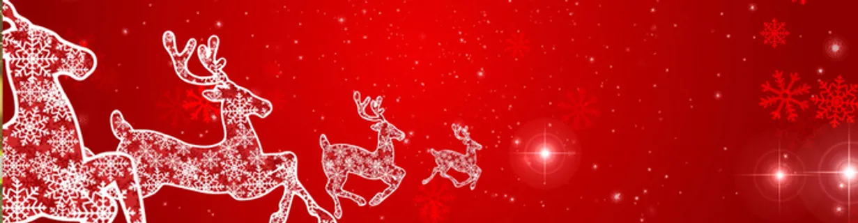 圣诞鹿背景高清