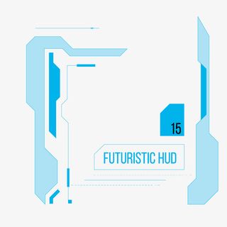 科技边框科技的生活学习场景设计免抠