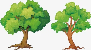 杏树春天矢量免抠