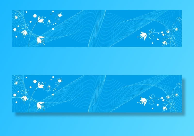 科技网线花纹背景banner高清