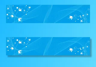 科技网线花纹背景banner高清