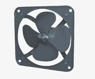 塑料灰色排气扇免抠