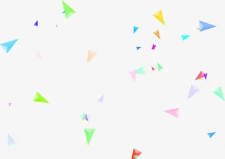 多棱形装饰元素免抠