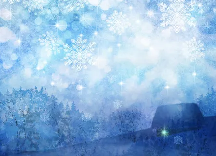 蓝色渐变梦幻光效雪花免抠 蓝色渐变梦幻光效雪花免抠